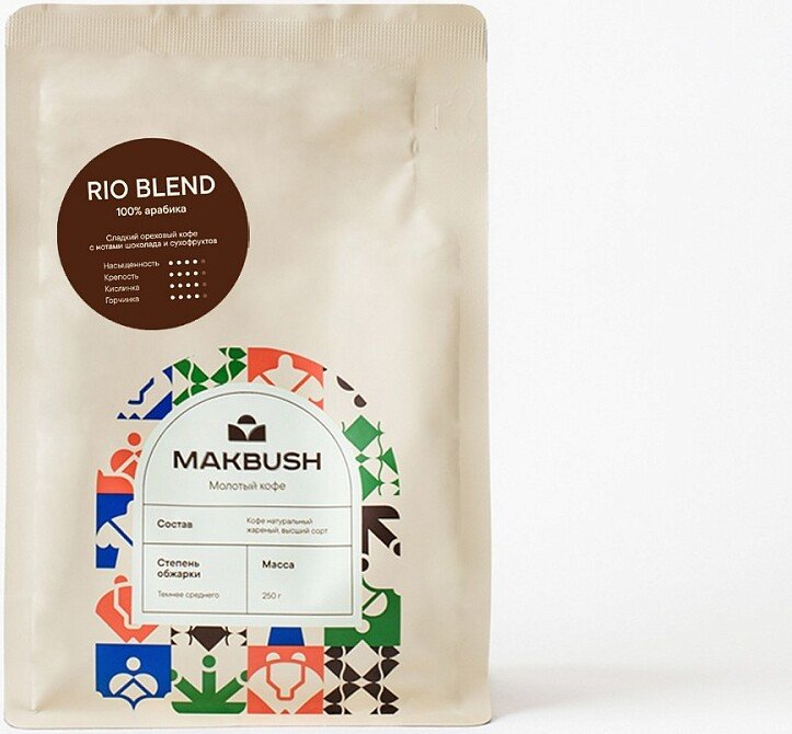 Кофе MakBush Rio Blend молотый 250 г