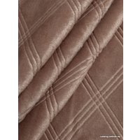 Плед Tex Republic Elite Клетка Фланель Евро 93382 (коричневый)