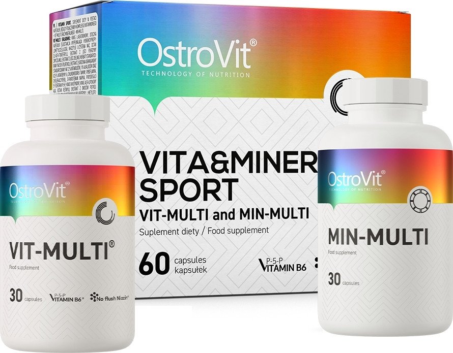 Комплекс OstroVit VITA&MINERALS Sport (60 капсул)