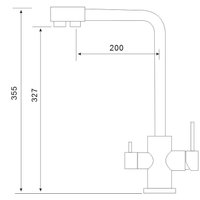 Смеситель Gross Aqua Neosteel GA3121609SS