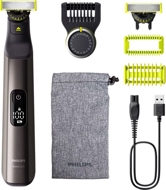 

Универсальный триммер Philips OneBlade Pro 360 Face + Body QP6552/15