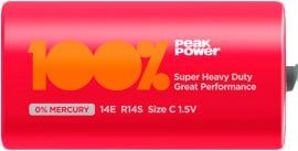 Батарейка PeakPower Super Heavy Duty C 2 шт. R14/C-2SH