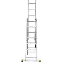 Лестница-стремянка Новая высота NV 223 алюминиевая трёхсекционная 3x7 ступеней
