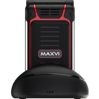 Кнопочный телефон Maxvi E10ds (красный)