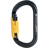 Карабин туристический Vento Овал с байонетной муфтой vnt 1043_bk