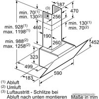 Кухонная вытяжка Siemens LC67KHM60