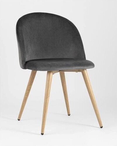 

Стул Stool Group Лион New DC-69030 HLR-21 (велюр серый)