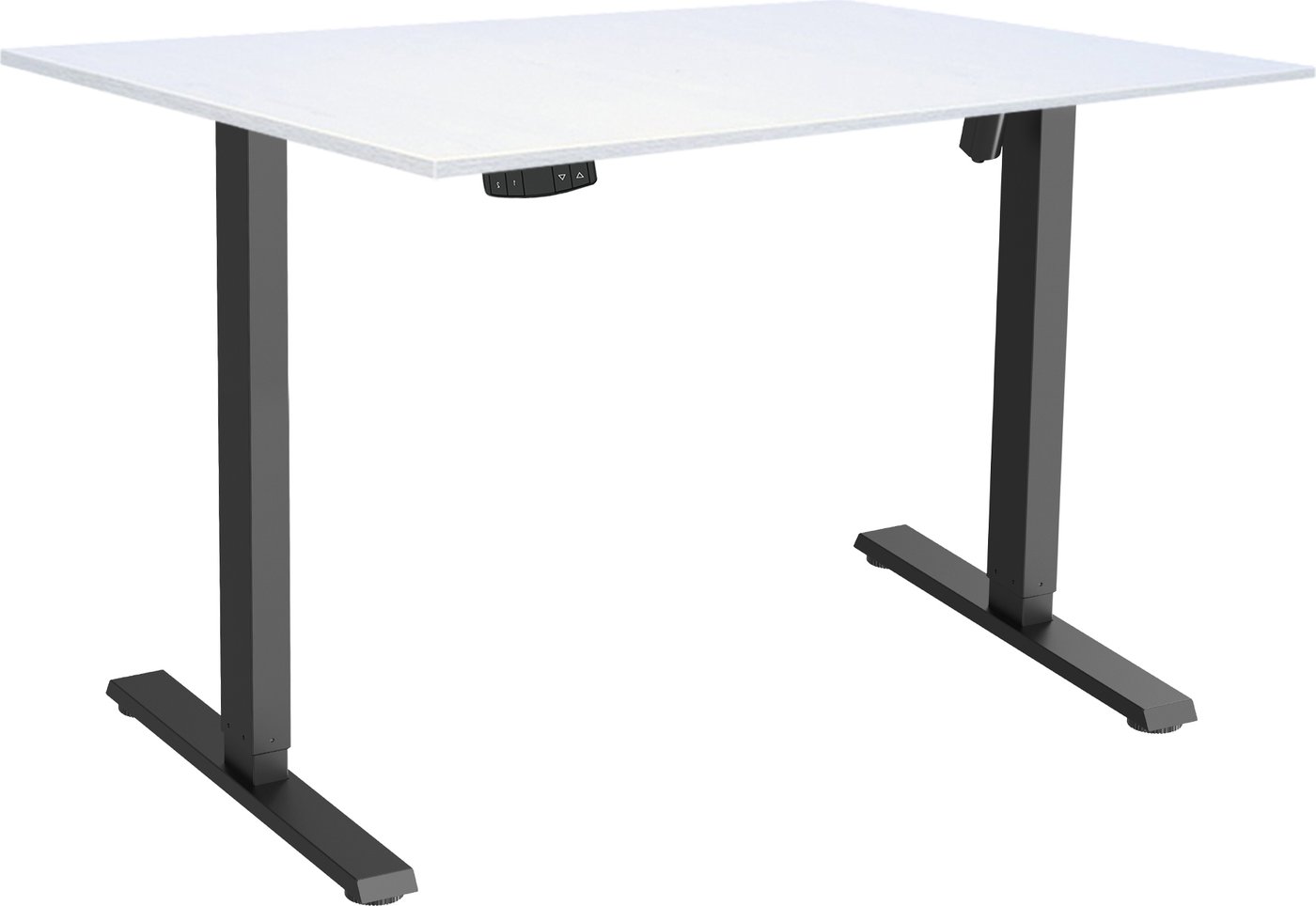 Стол с регулировкой высоты ErgoSmart Electric Desk Slim 1380х800х18 мм (ясень тронхейм/черный)