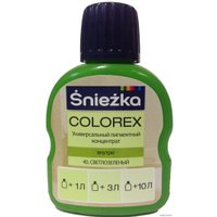 Колеровочная краска Sniezka Colorex 0.1 л (№40, зеленый светлый)