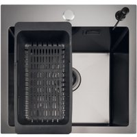 Кухонная мойка Stellar E4444NB (нано черный)