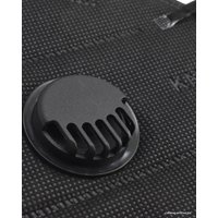 Респиратор-полумаска 3D Mask Респиратор KN95 FFP2 с клапаном выдоха (черный, 1 шт)