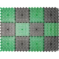 Придверный коврик Blabar Gras 42x56см 92300 (черный/зеленый)