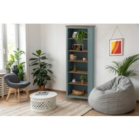 Стеллаж Mio Tesoro Сага 70 2.08.07.110.16 (темно-бирюзовый/ясень)