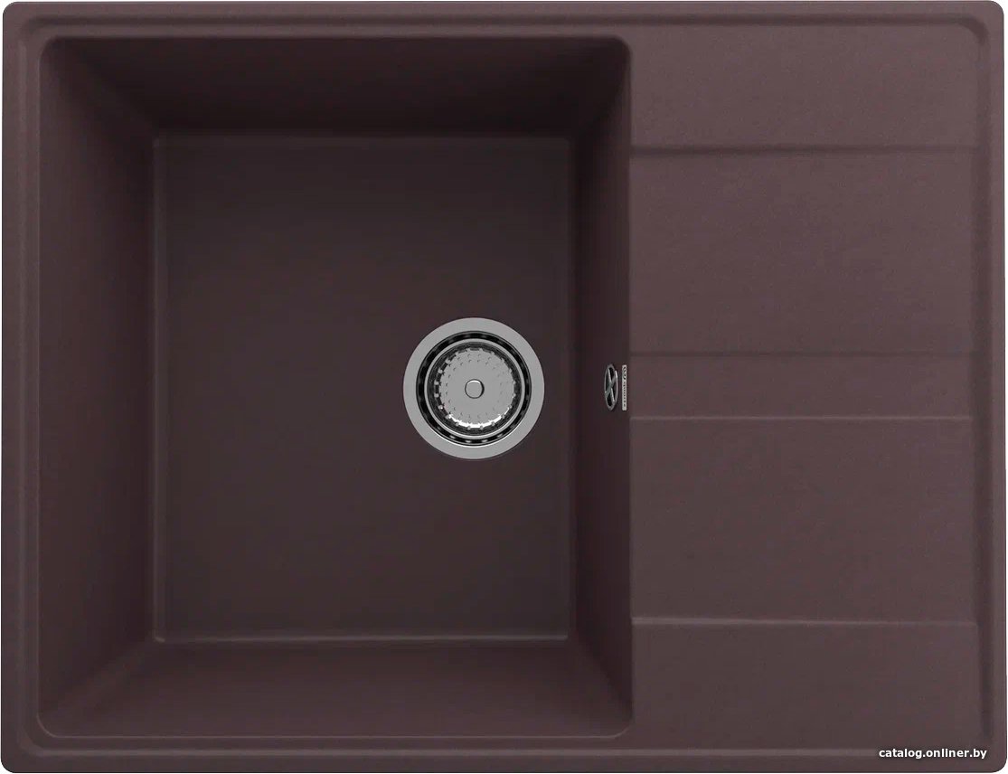 Кухонная мойка Ulgran Quartz Prima 650-06 (трюфель)