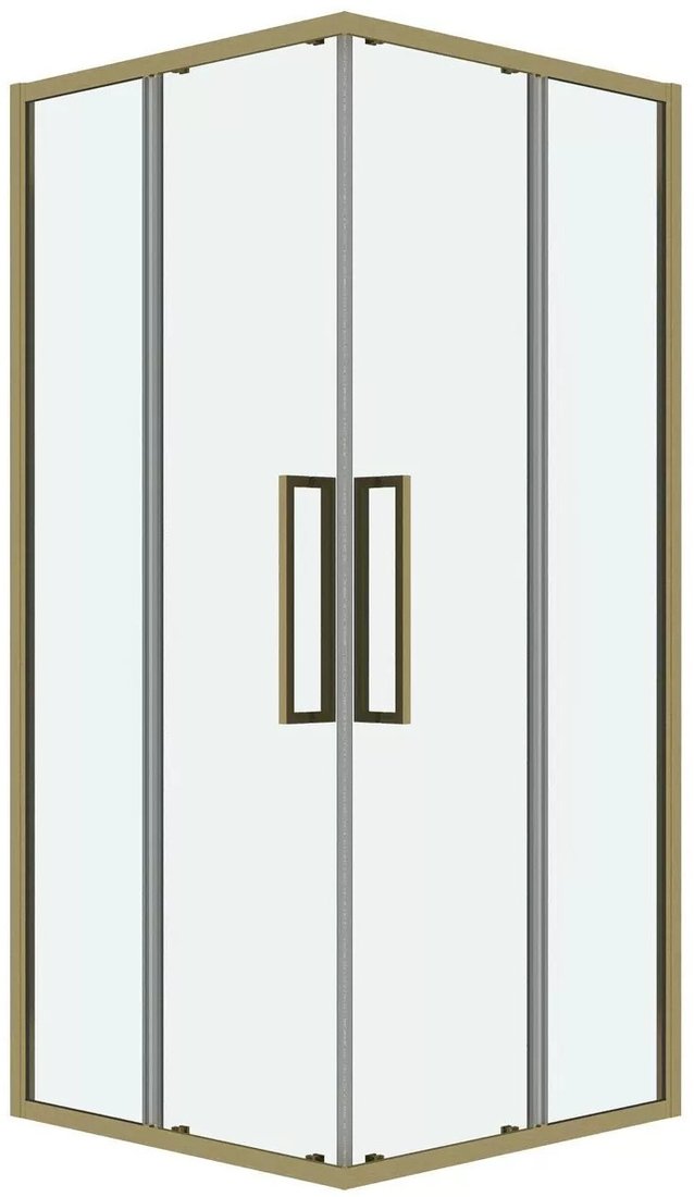 

Душевой уголок Grossman Cosmo 80x80x195 300.K33.02.8080.32.00 (золото сатин/прозрачное стекло)
