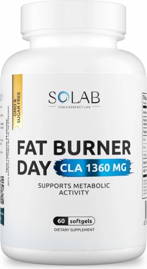

Аминокислоты Solab Fat Burner Day (60 капсул)