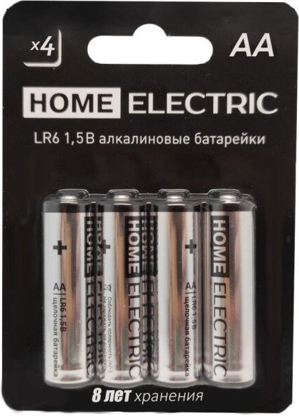 

Батарейка Home Electric HELR6_AA4BL 4620167520553