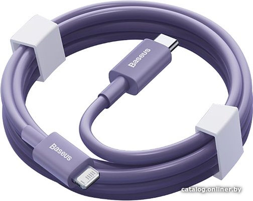 Кабель Baseus Superior Series Fast Charging Data USB Type-C - Lightning (1 м, фиолетовый)