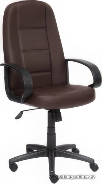 Офисное кресло TetChair СН747 (иск. кожа, коричневый)