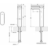 Смеситель Bravat Gina F165104C-A-ENG