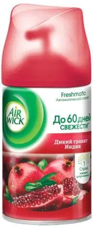 

Сменный блок для освежителя воздуха Air Wick Freshmatic 250 мл (дикий гранат Индия)