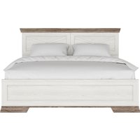 Кровать Black Red White Marselle LOZ160х200 с ящиками (ясень снежный/дуб сонома темный/ясень снежный)