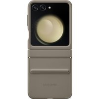 Чехол для телефона Samsung Flap Eco-Leather Case Z Flip5 (серо-коричневый)