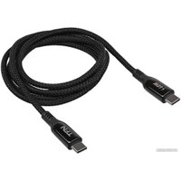 Кабель TFN Blaze USB Type-C - USB Type-C TFN-C-BLZ-CC1M-BK (1.2 м, черный)