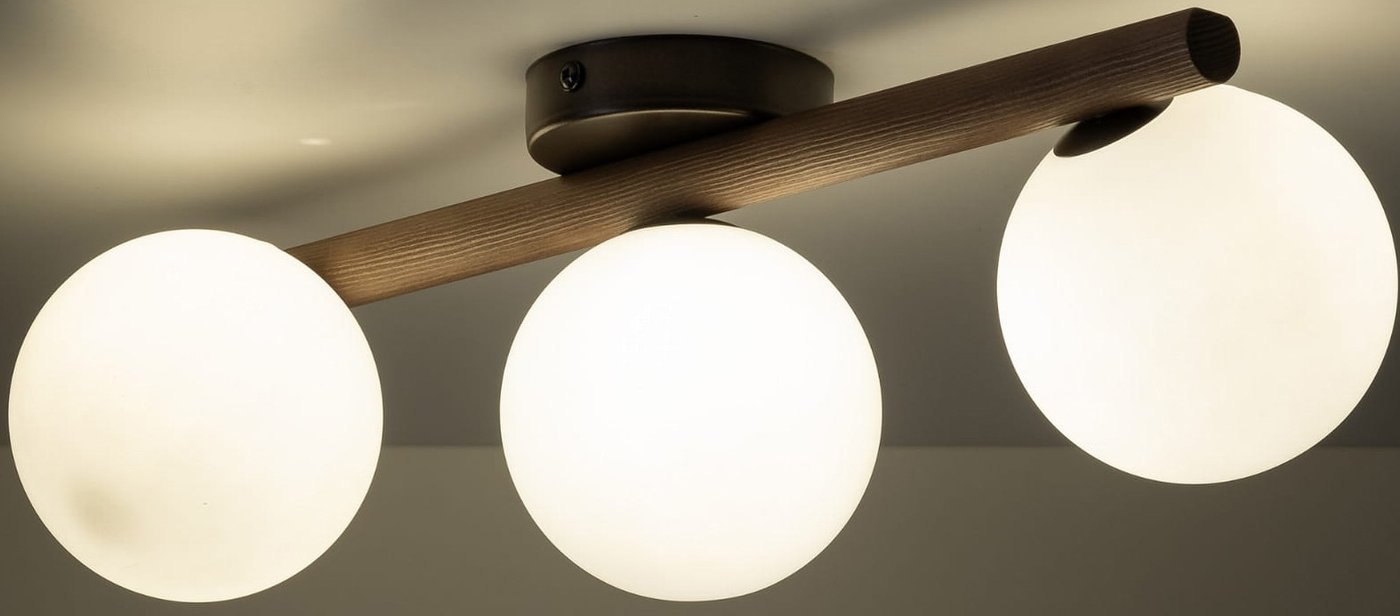 

Припотолочная люстра TK Lighting Estera Wood 10269