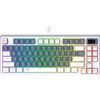 Клавиатура Havit Gamenote KB884L RGB (белый, Content Red)