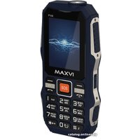 Кнопочный телефон Maxvi P100 (синий)