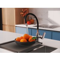 Смеситель Cersanit Moduo однорычажный с гибким изливом 64842 (хром)