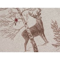 Плед Беларускі лён 125x195 23С25-ШР/у./р. (1 Зимний лес/сорт1)