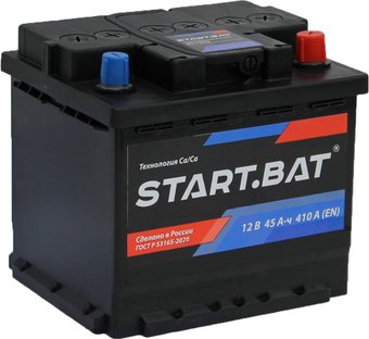 Автомобильный аккумулятор Start.Bat 6СТ-45 VLR Евро (45 А·ч)