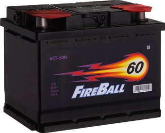 Автомобильный аккумулятор FireBall 6СТ-60 N (60 А·ч)