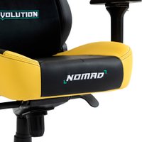 Игровое (геймерское) кресло Evolution Nomad PRO Cyberpunk Core (черный/желтый)