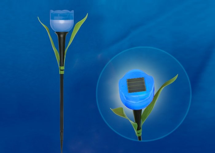 

Садовый светильник Uniel USL-C-454/PT305 Blue Tulip