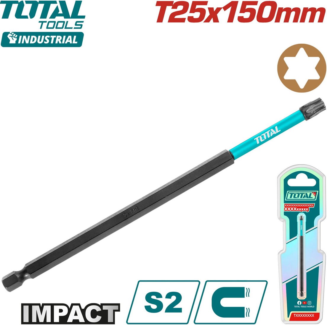 

Бита Total TACIM71T25150