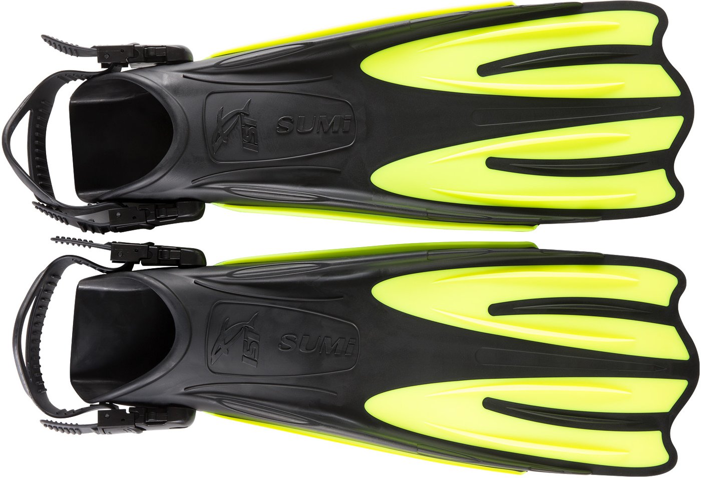 Ласты IST Sports FP01NY- L (черный/желтый)