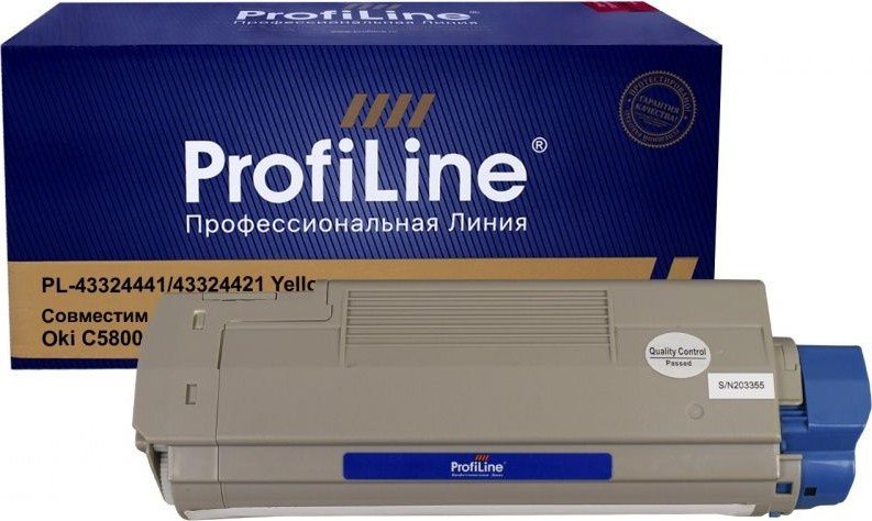 

Картридж ProfiLine PL-43324441/43324421-Y (аналог Oki 43324441/43324421 Y)
