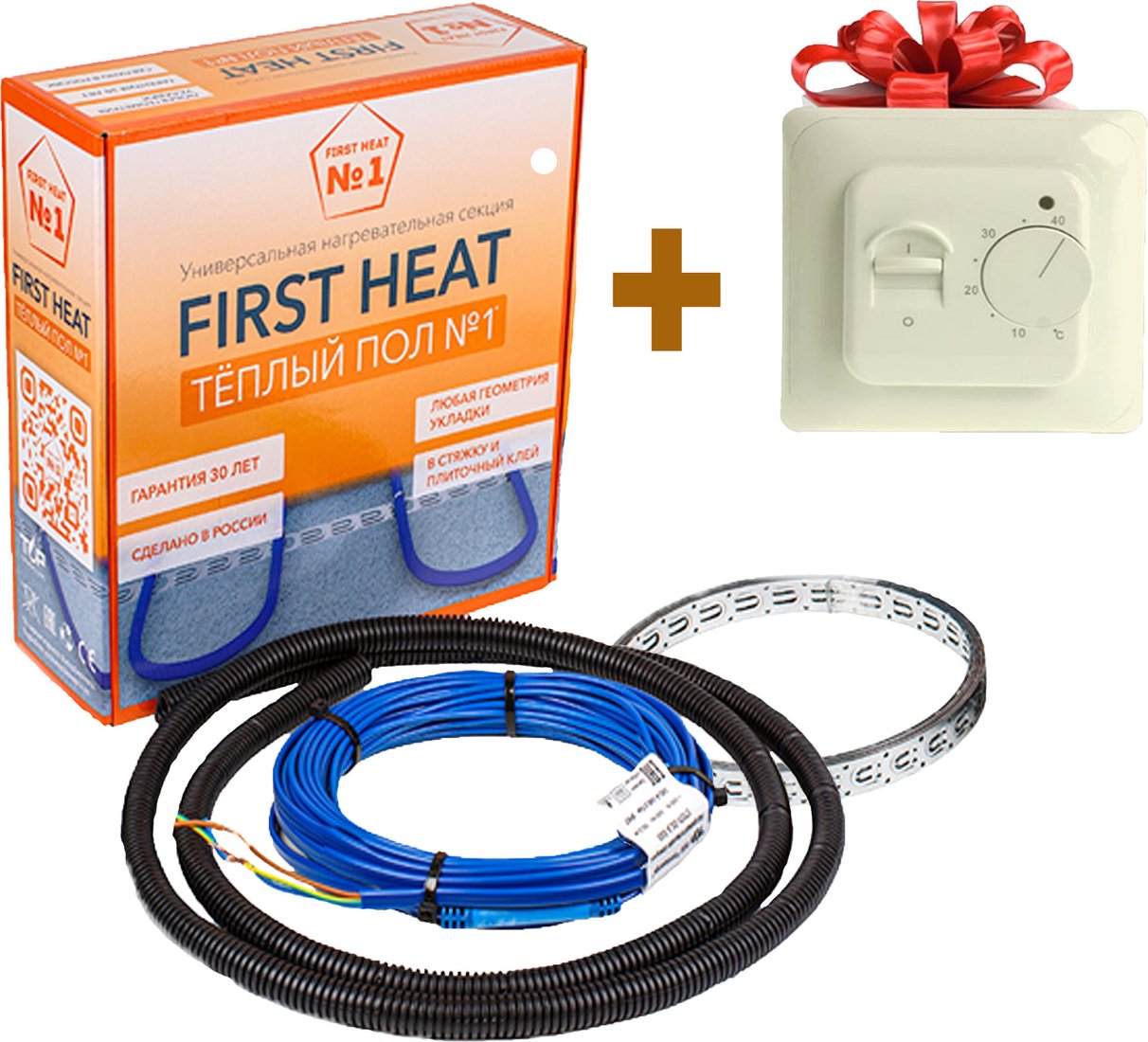 

Нагревательный кабель Теплый пол №1 СТСП-39.0-640 с терморегулятором RТС 70.26