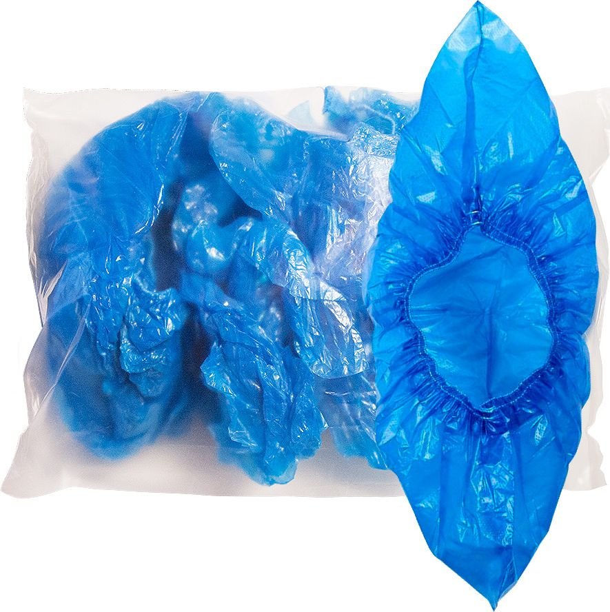 

Бахилы A.D.M 1.8г (100 шт, голубой)