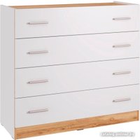 Комод НК-Мебель Fresco КМ-100N 72518529 (белый/дуб вотан)