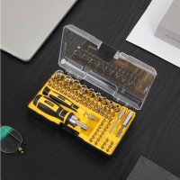 Набор отвертка с битами и головками Deli DL3565 (65 предметов)