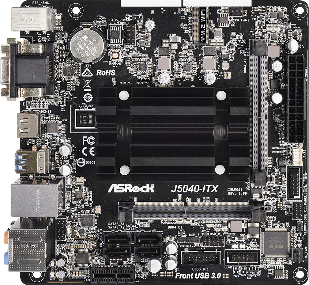 

Материнская плата ASRock J5040-ITX