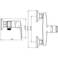 Смеситель Damixa Eclipse 482000000