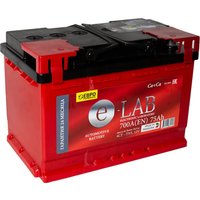 Автомобильный аккумулятор E-Lab 6СТ-75 R+ (75 А·ч)