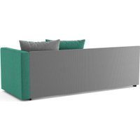 Тахта Олмеко Мальта М (жаккард, тесла грин/жаккард, тесла серый)