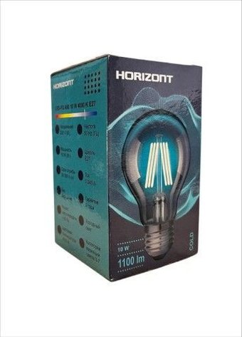 Светодиодная лампочка Horizont LED-FG A60 10 W 4000 K E27