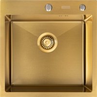Кухонная мойка ARFEKA Eco AR 500*500 Golden PVD Nano